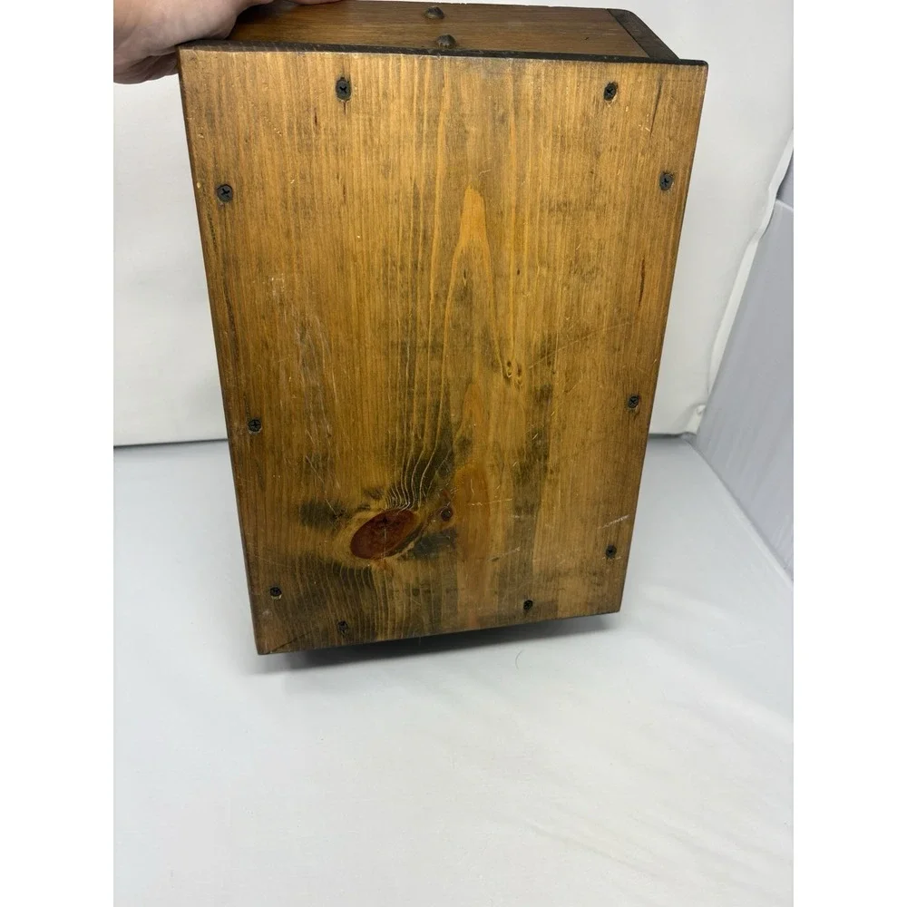 Vintage Large Wooden 90's Hearts Utility Caddy Granny Cottage Farmhouse 18